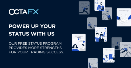OctaFX Програм статуса трговаца