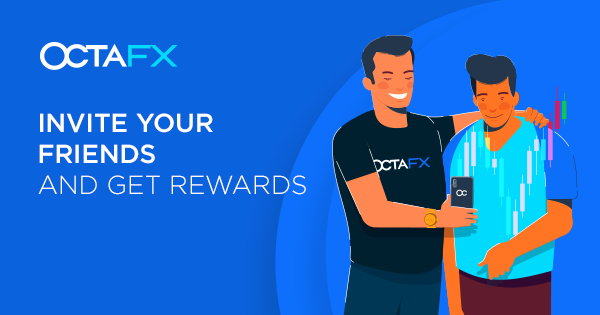 Промоция OctaFX Invite a Friend - 1 USD за 1 стандартен лот