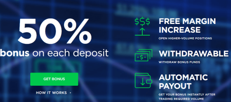 Octa Deposit Bonus -  Up to 50% on each Deposit